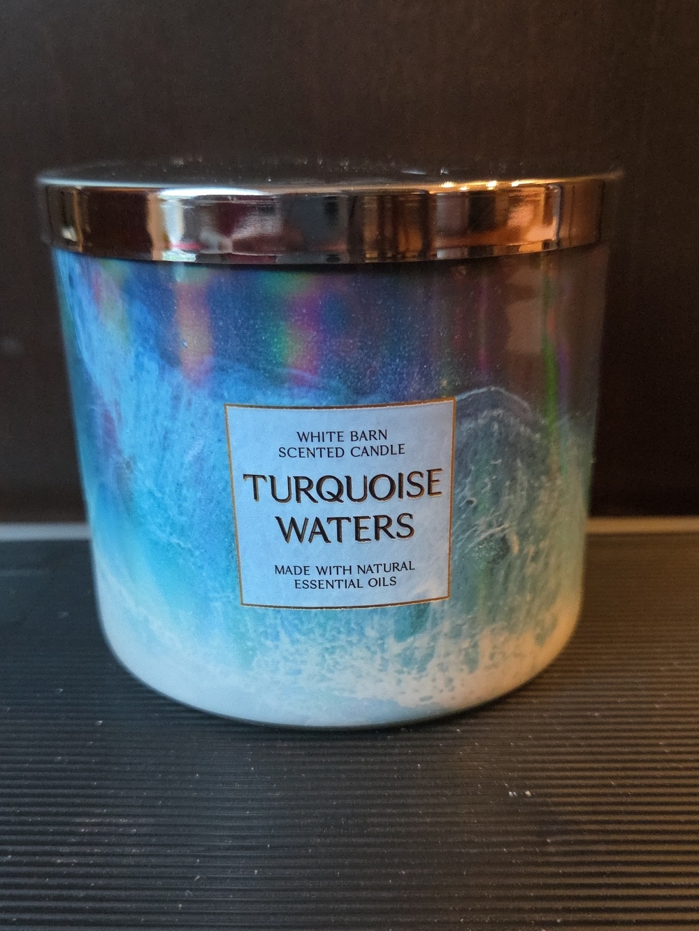TURQUOISE WATERS 3 Wick Candle Bath And Body Works
